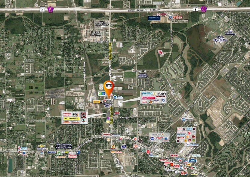 More Photos Of 1814 Main St, Pearland Land For Lease