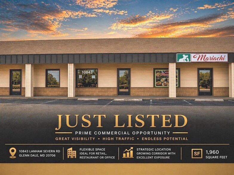 Primary Photo Of 10825-10845 Lanham Severn Rd, Glenn Dale Freestanding For Sale