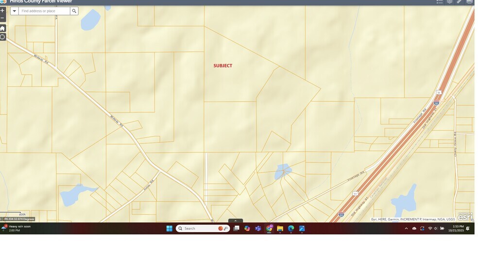 More Photos Of I 55 Frontage Rd, Terry Land For Sale