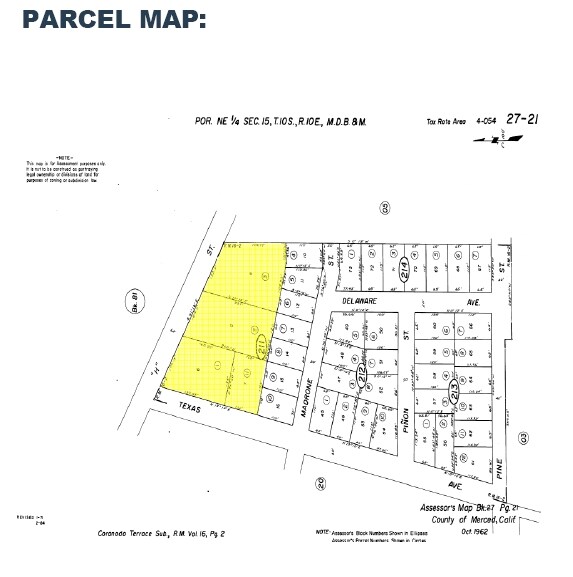 More Photos Of 602-604 Texas Ave, Los Banos Land For Sale
