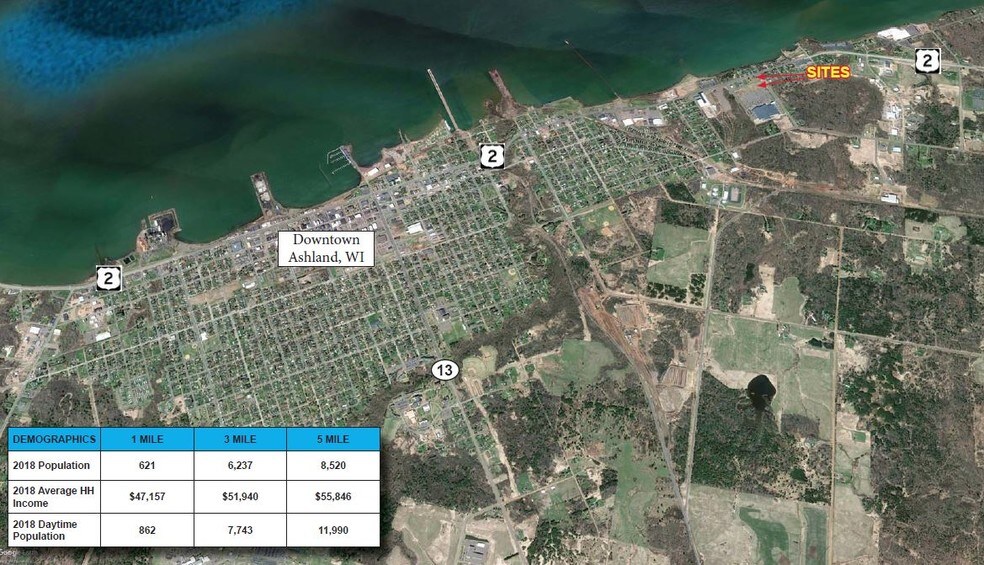 More Photos Of 2500 Lake Shore Dr E, Ashland Land For Sale