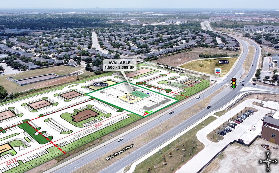 More Photos Of SWC Wells Branch Pky, Pflugerville Storefront For Lease