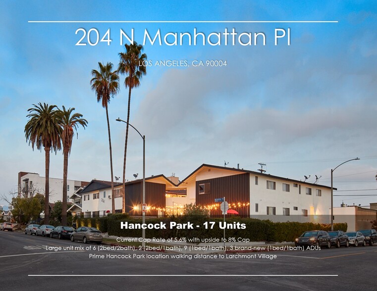 Primary Photo Of 204 N Manhattan Pl, Los Angeles Apartments For Sale