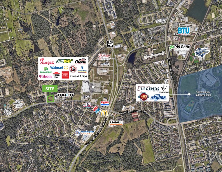 More Photos Of NEC of R A Galindo Parkway & West Villa Maria rd, Bryan Land For Sale