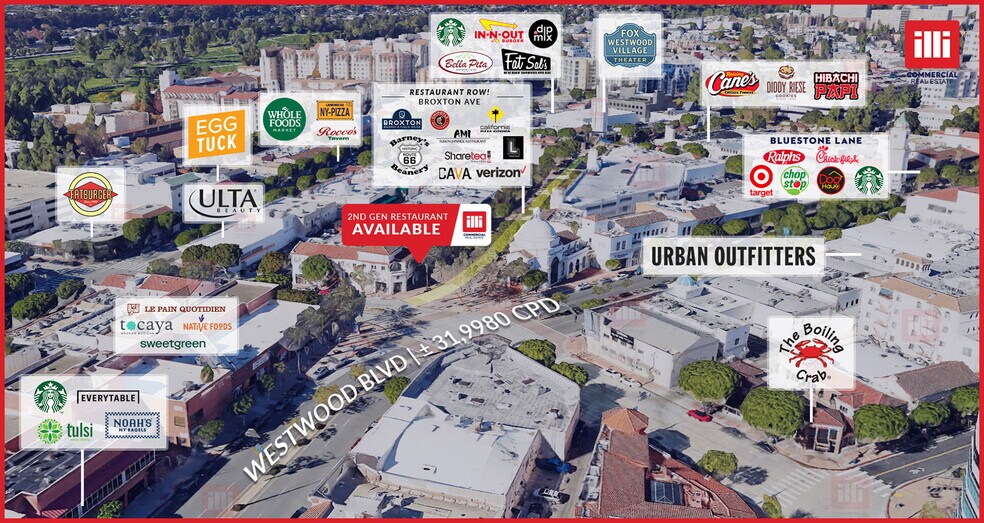 Primary Photo Of 1091-1095 Broxton Ave, Los Angeles Storefront Retail Office For Lease