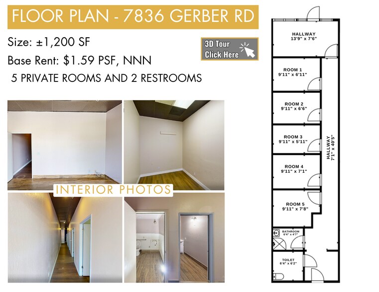 More Photos Of 7802-7856 Gerber Rd, Sacramento Storefront For Lease