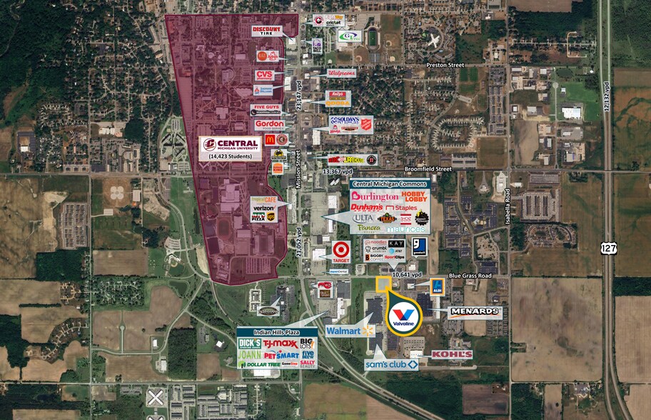 More Photos Of 4448 E Blue Grass Rd, Mount Pleasant Auto Repair For Sale