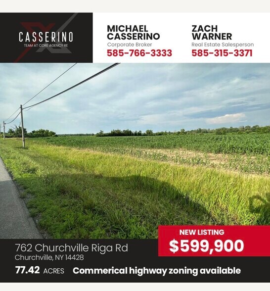 More Photos Of 762 Churchville Riga, Churchville Land For Sale
