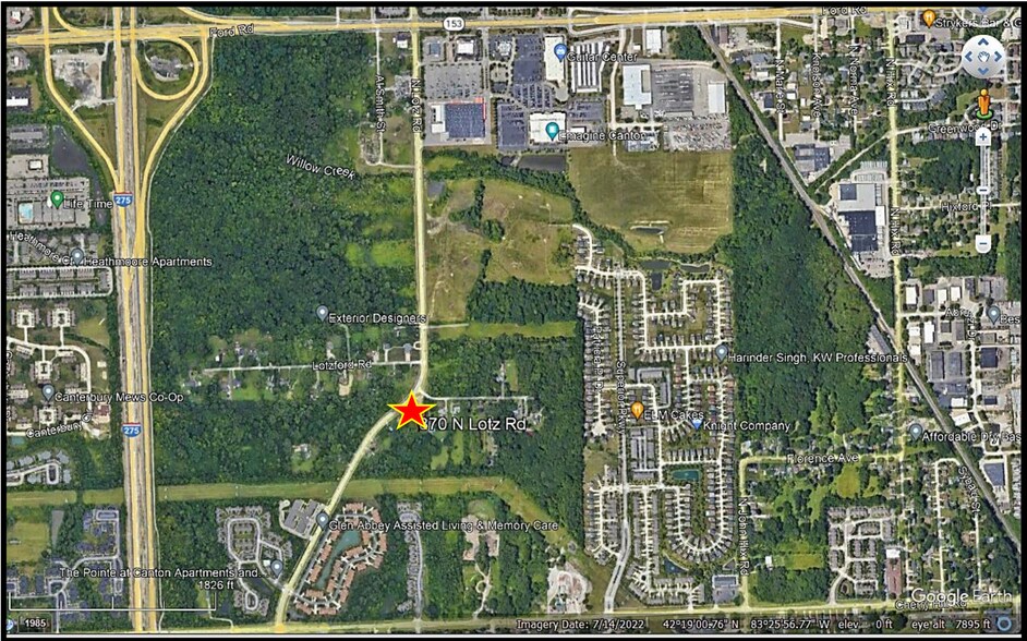 Primary Photo Of 870 N Lotz Rd, Canton Township Land For Sale