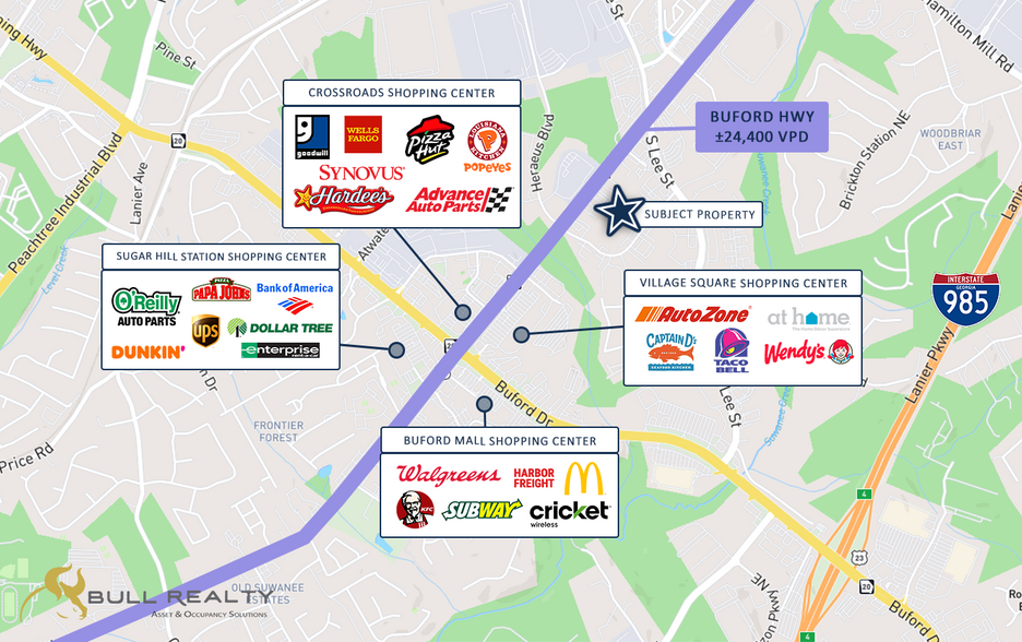 More Photos Of 1839 Buford Hwy, Buford Medical For Lease