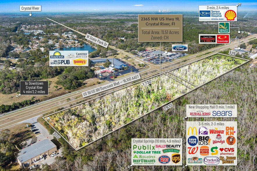 More Photos Of 2365 NW US Highway 19, Crystal River Land For Sale