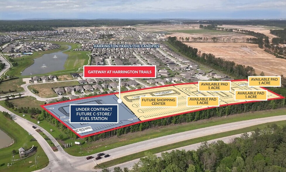 More Photos Of NEC Highway 242 & Harrington Dr., New Caney Unknown For Lease