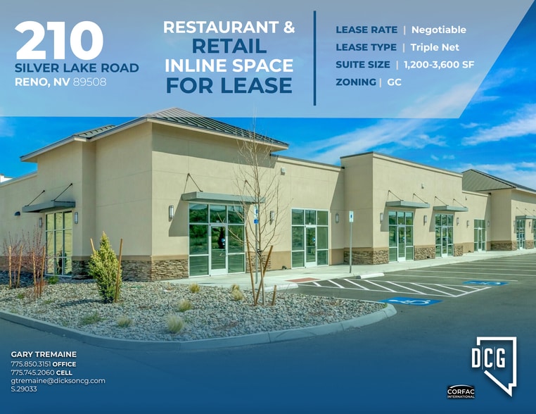 Primary Photo Of 210 Silver Lake Rd, Reno Restaurant For Lease