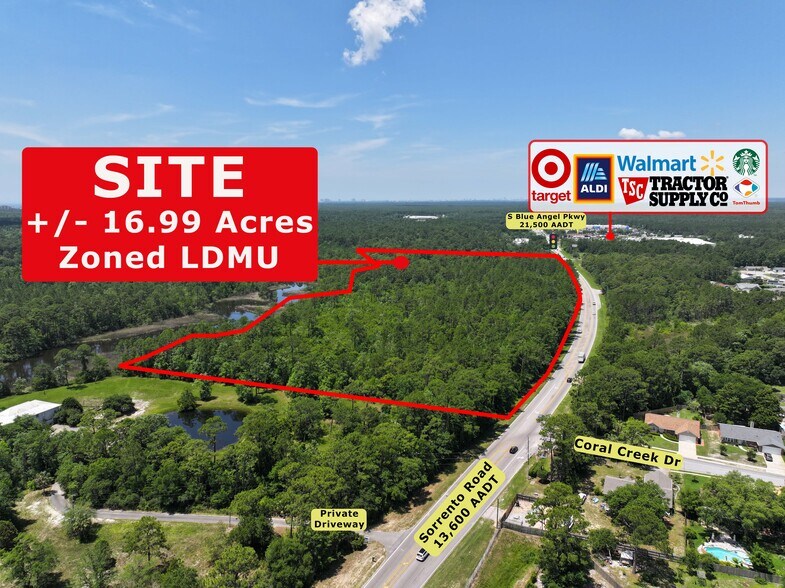 More Photos Of 9910 Sorrento Rd, Pensacola Land For Sale