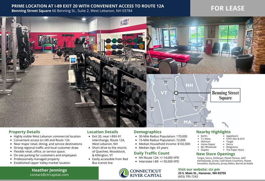 More Photos Of 66 Benning St, West Lebanon Office For Lease