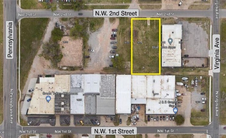 Primary Photo Of 1812 & 1816 NW 2nd St, Oklahoma City Land For Sale