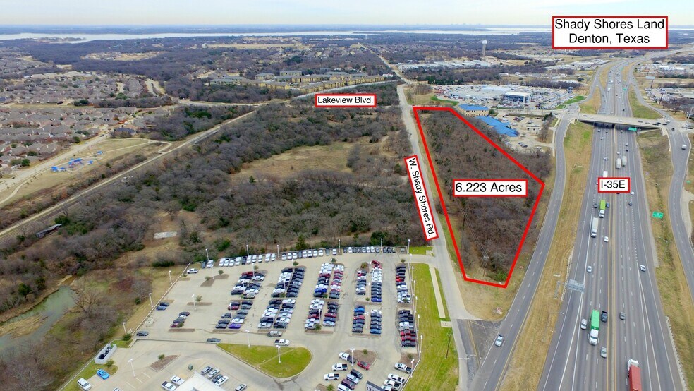 Primary Photo Of 2238 Shady Shores Road, Denton Land For Sale