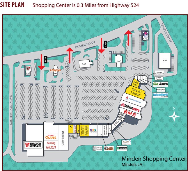 More Photos Of 1090-1164 Homer Rd, Minden General Retail For Lease