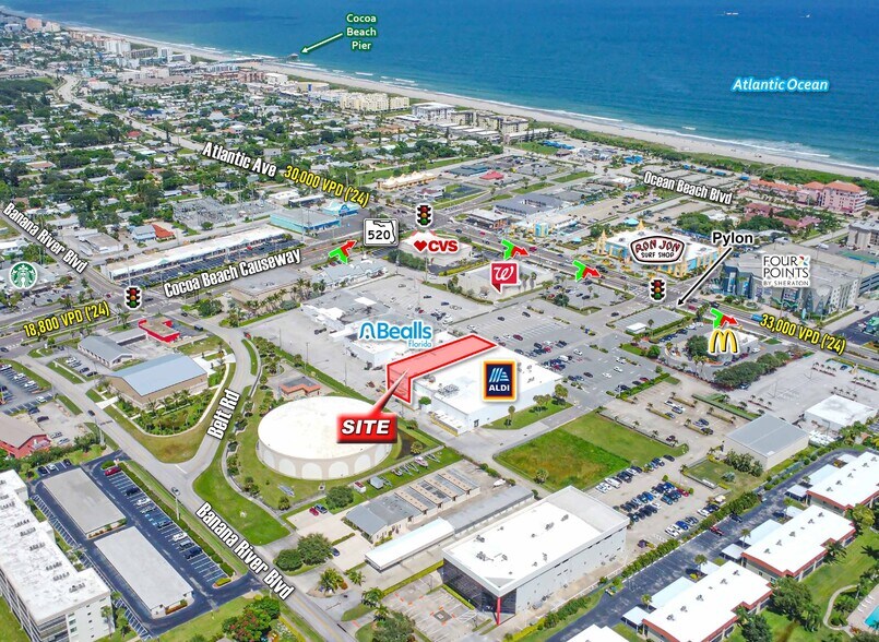 Primary Photo Of 100 Canaveral Plaza Blvd, Cocoa Beach Supermarket For Lease