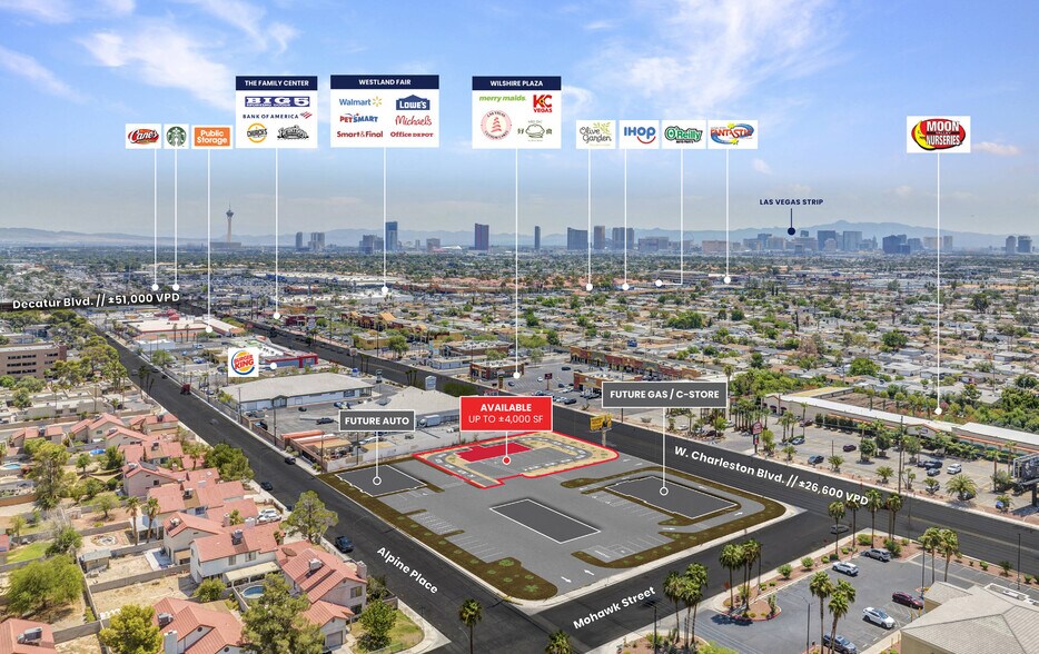 More Photos Of 5300-5350 W Charleston Blvd, Las Vegas Fast Food For Lease