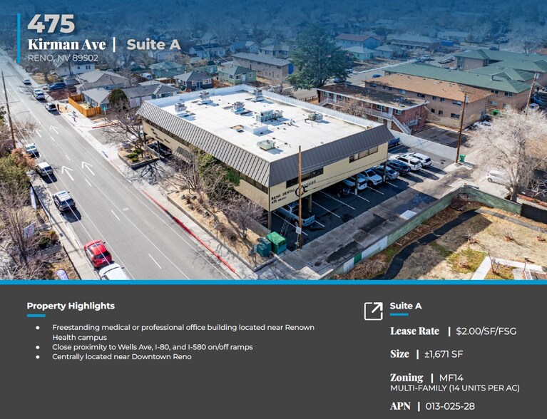 More Photos Of 475 Kirman Ave, Reno Medical For Lease