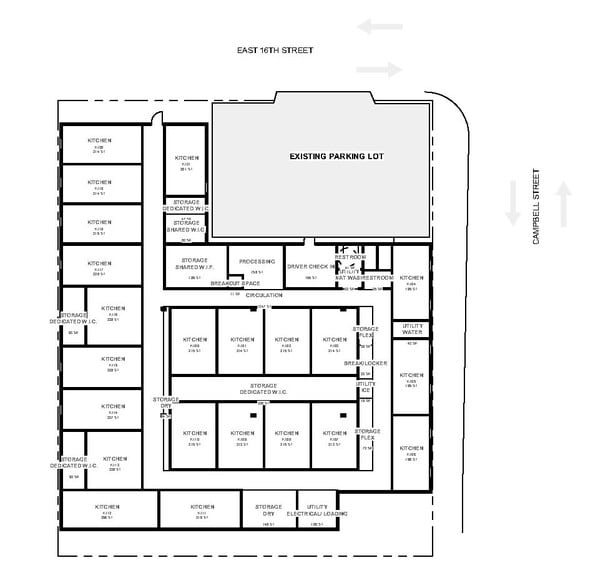 More Photos Of 1600 Campbell St, Kansas City General Retail For Lease