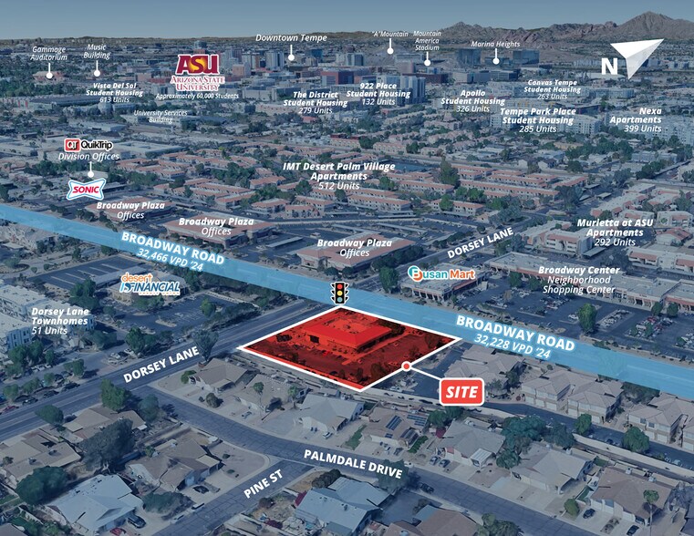 Primary Photo Of 1301 E Broadway Rd, Tempe Restaurant For Sale