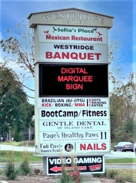 More Photos Of 626-654 E State Rd, Island Lake Storefront Retail Office For Lease