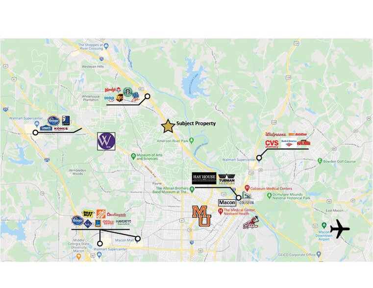 More Photos Of 2940 Riverside Dr, Macon-Bibb Storefront For Lease