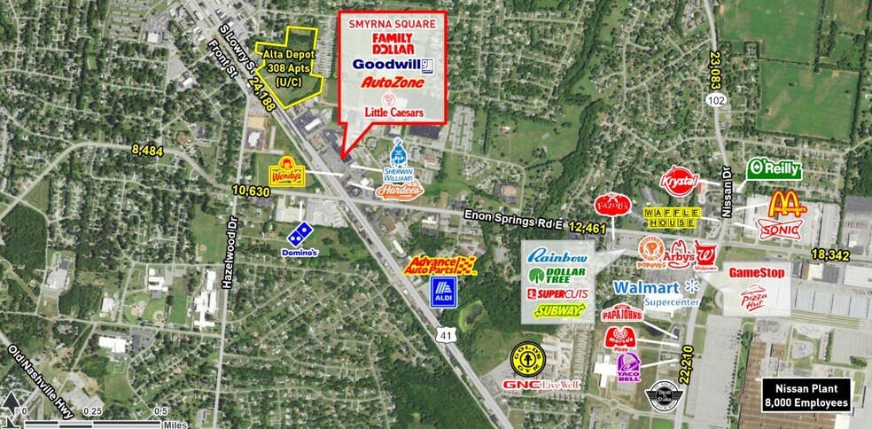 More Photos Of 201-233 S Lowry St, Smyrna Freestanding For Lease