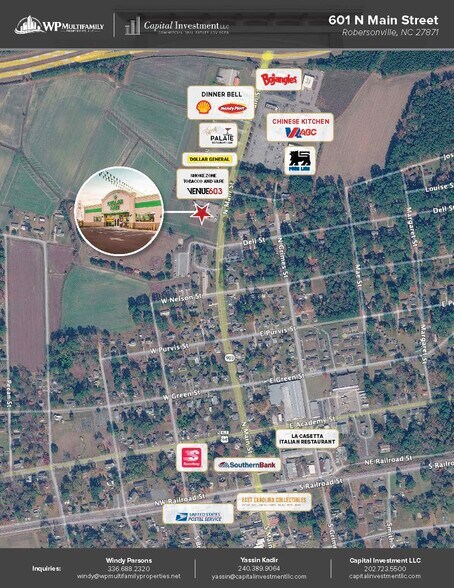 More Photos Of 601 N Main St, Robersonville Freestanding For Lease