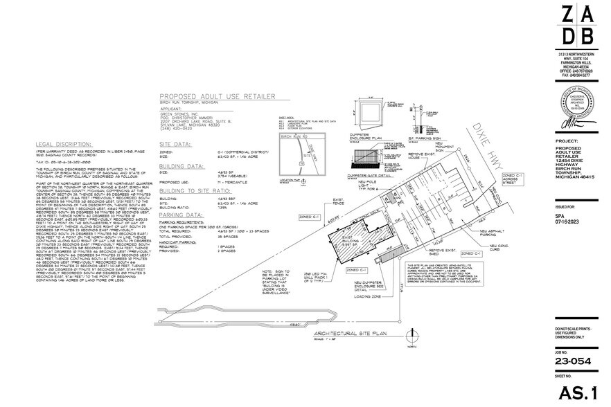 More Photos Of 12454 Dixie Hwy, Birch Run Warehouse For Sale
