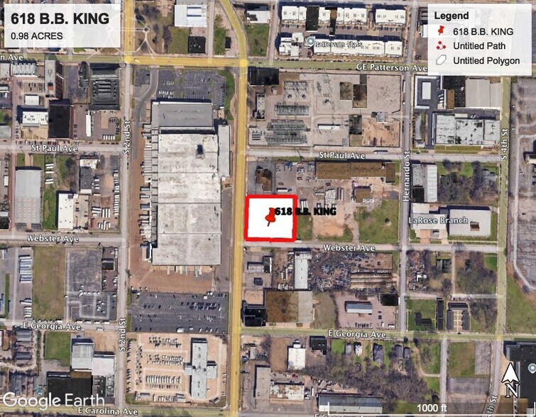 Primary Photo Of 618 B.B. King Boulevard, Memphis Land For Sale