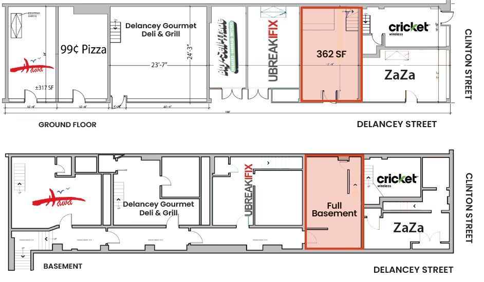 More Photos Of 156-164 Delancey St, New York Storefront For Lease