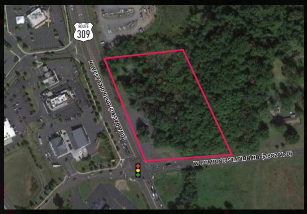 Primary Photo Of 625 N West End Blvd, Quakertown Land For Sale