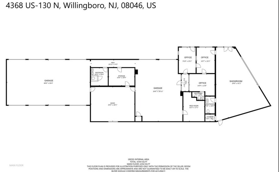 More Photos Of 4379 Route 130, Edgewater Park Auto Repair For Lease