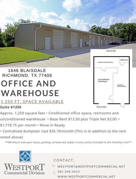 More Photos Of 1646 Blaisdale Rd, Richmond Warehouse For Lease