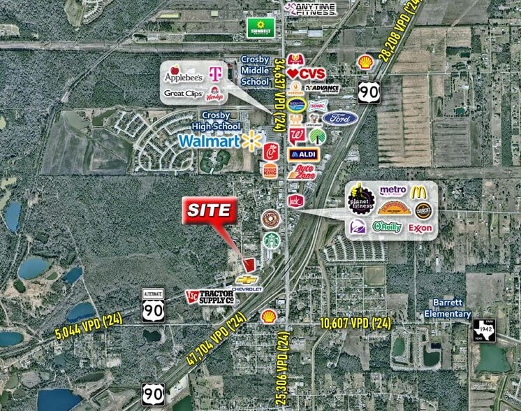 Primary Photo Of 1921 Highway 90, Crosby Land For Sale