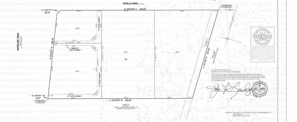 More Photos Of 3101 Antelope Trail, Midland Land For Sale