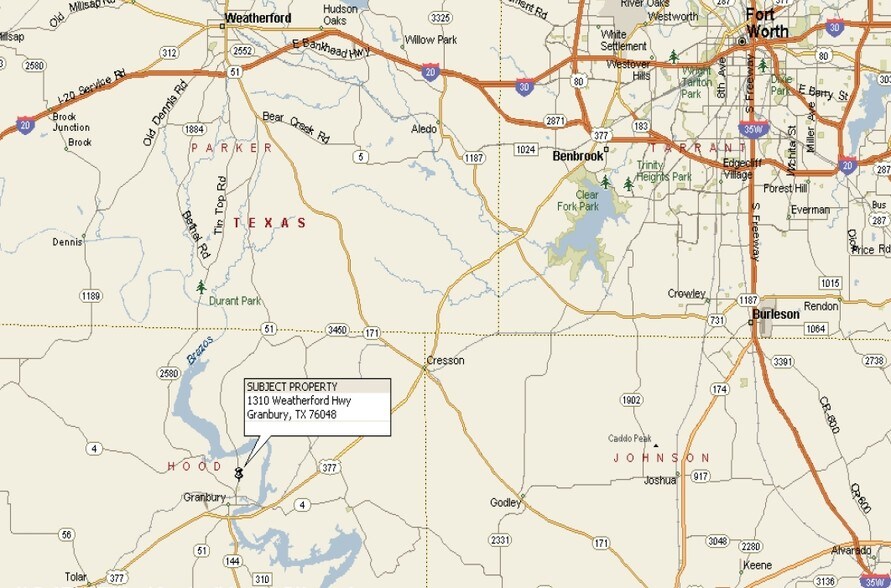 More Photos Of 1312 Weatherford Hwy, Granbury Land For Sale