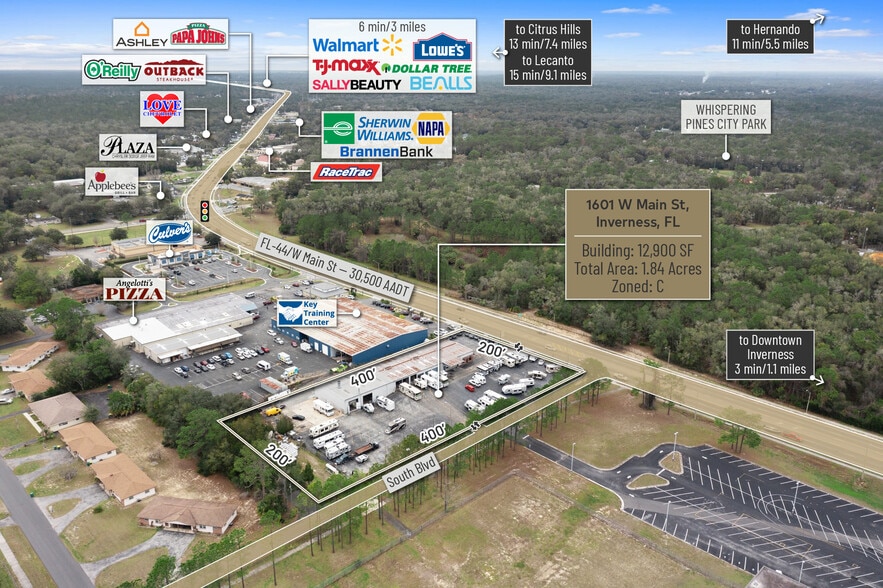 More Photos Of 1601 W Main St, Inverness Auto Dealership For Sale