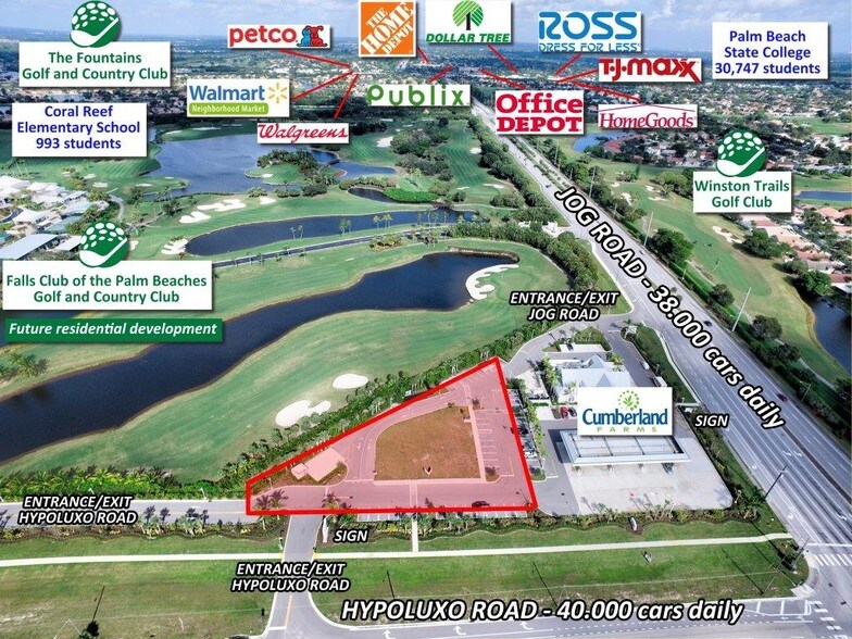 Primary Photo Of 6517 Hypoluxo Rd, Lake Worth Land For Sale