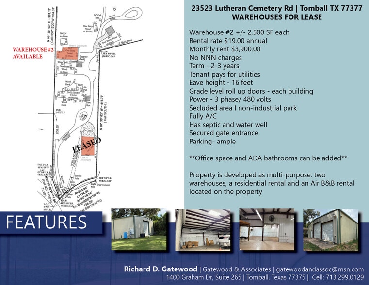 More Photos Of 23523 Lutheran Cemetery Rd, Tomball Flex For Lease