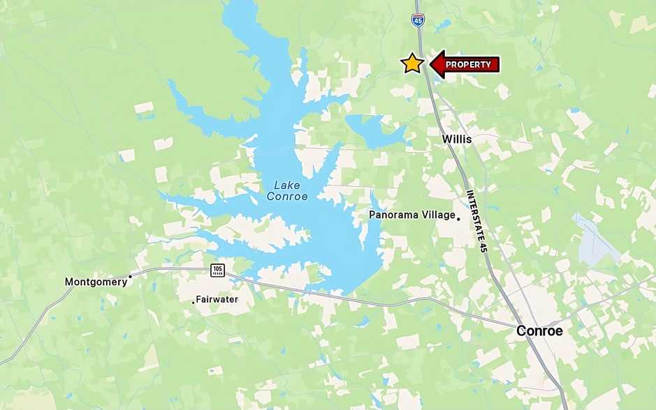 More Photos Of 15201 N Interstate 45, Willis Land For Sale