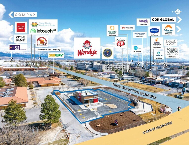 More Photos Of 5580 W Amelia Earhart Dr, Salt Lake City Fast Food For Sale