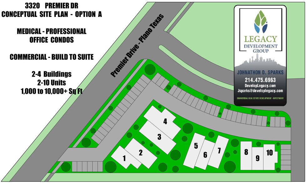 More Photos Of 3320 Premier Dr, Plano Land For Sale