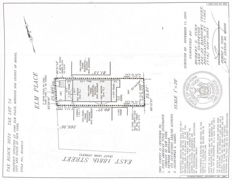 More Photos Of 2486 Elm Pl, Bronx Land For Sale