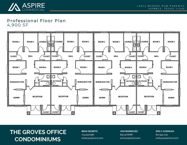 More Photos Of 13803 Madera Run, Humble Office For Sale