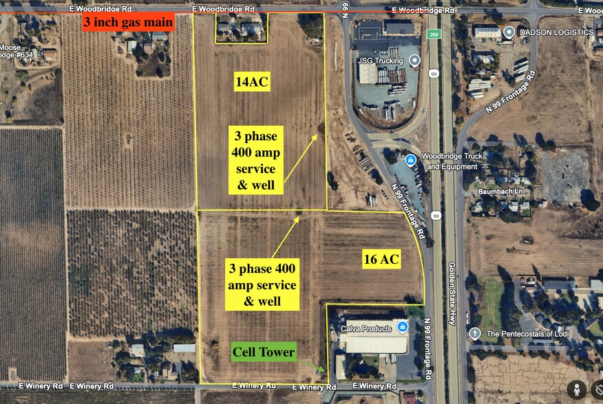 More Photos Of 19101 N Highway 99, Acampo Land For Sale