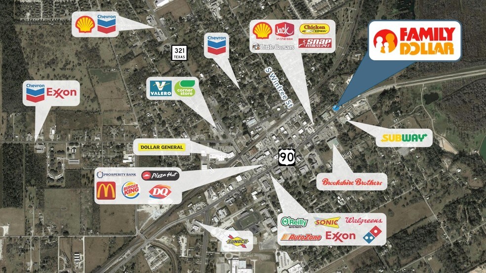 More Photos Of 504 E Highway 90, Dayton Freestanding For Lease